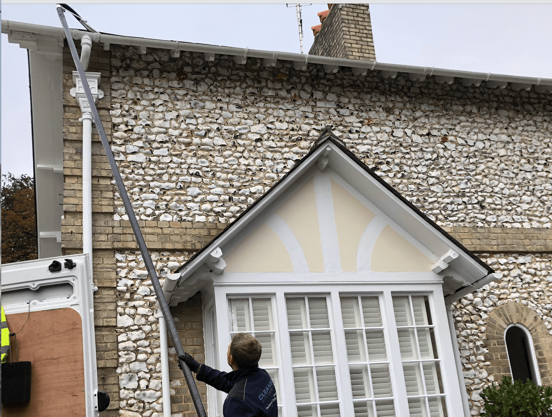 Professional gutter cleaning tools and equipment used by The Roof Moss Cleaners in Leighton Buzzard